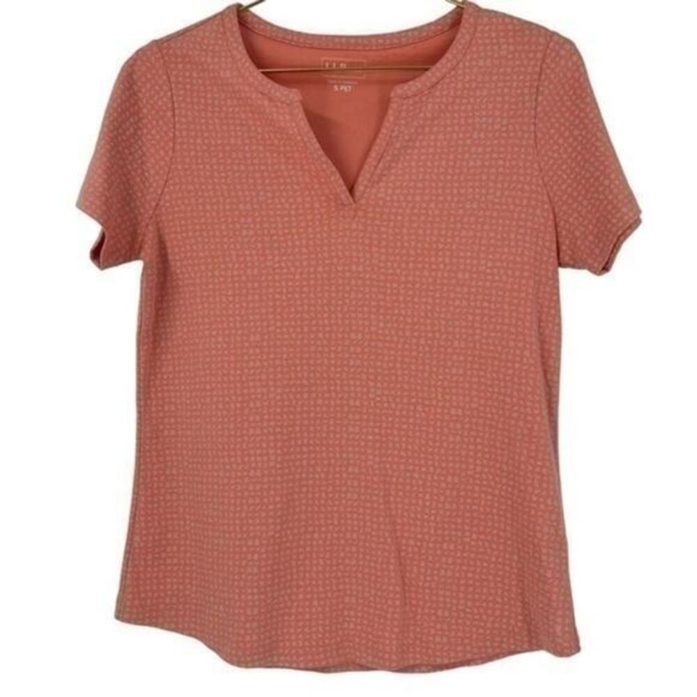 L.L. Bean, small petite peach, pink top